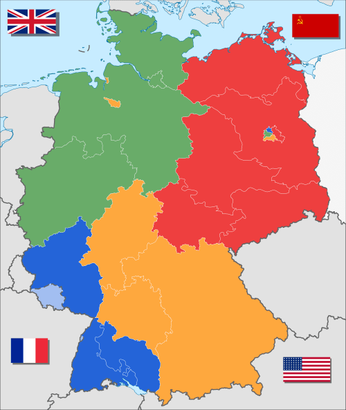 Deutschland Besatzungszonen 8.Juni 1947 - 22.April 1949