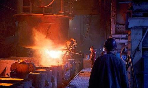 ukrainisches Stahlwerk