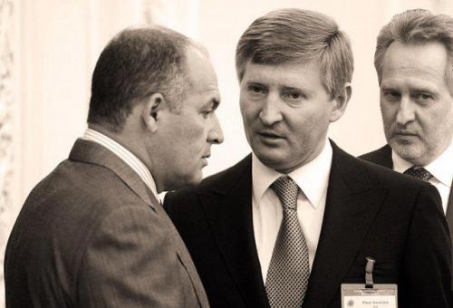Wiktor Pintschuk, Rinat Achmetow und Dmytro Firtasch