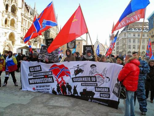 Antiimp-Clowns gegen Nato, EU und ukrainische Bandera-Nazis 2