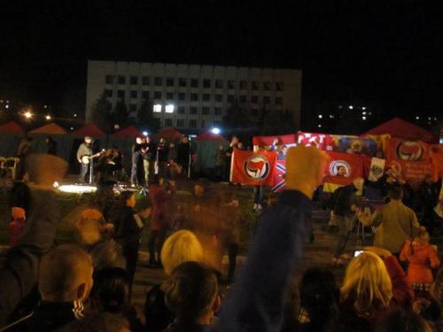 Konzert für Teilnehmer eines "antifaschistischen" Forums in Altschewsk