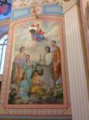 Fresko der Familie Poroschenko in ihrer Hauskirche