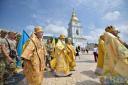Prozession der Ukrainischen Orthodoxen Kirche des Kiewer Patriarchats