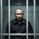 Wladimir Putin hinter Gittern - Kriegsverbrechertribunal