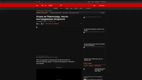 Bildschirmfoto des Originalartikels auf korrespondent.net