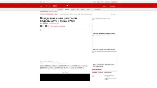 Bildschirmfoto des Originalartikels auf korrespondent.net