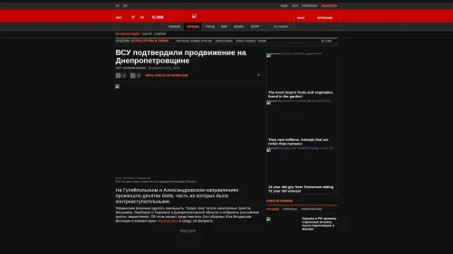 Bildschirmfoto des Originalartikels auf korrespondent.net