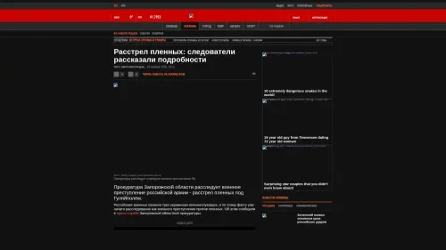 Bildschirmfoto des Originalartikels auf korrespondent.net