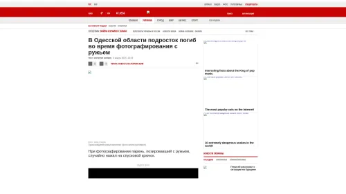 Bildschirmfoto des Originalartikels auf korrespondent.net