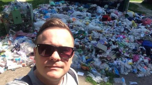 Müllselfie in Lwiw