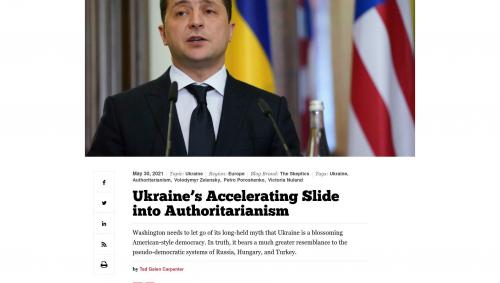 Andreas Umland zu Ted Carpenters „Ukraine’s Accelerating Slide into Authoritarianism“