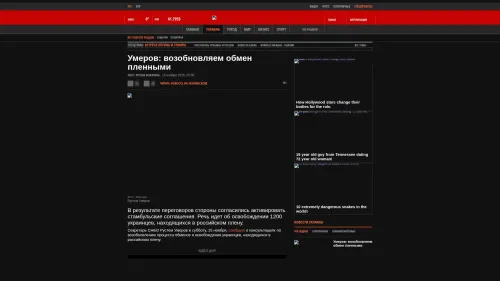 Bildschirmfoto des Originalartikels auf korrespondent.net