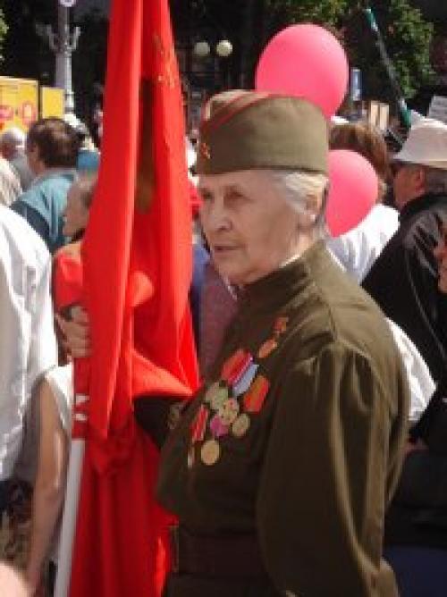 Veteranin der Roten Armee