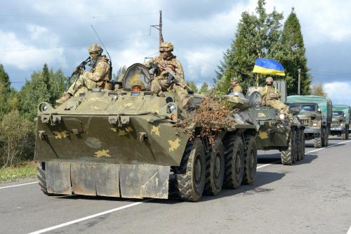 Übung der ukrainischen Armee